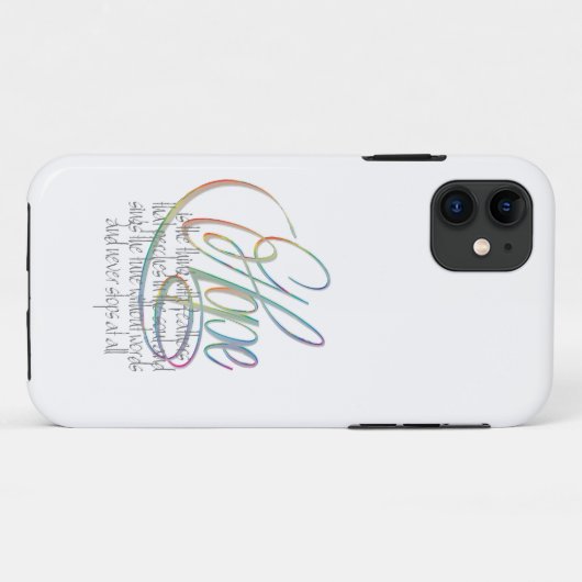 Hoop Case-Mate iPhone Case (Achterkant (horizontaal))