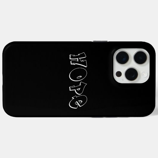 Hoop Case-Mate iPhone Case (Achterkant (horizontaal))