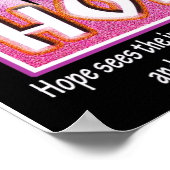 Hoop - Chinees symbool Poster (Hoek)