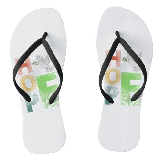 Hoop - Christelijk Inspirerend Teenslippers (Voetbed)