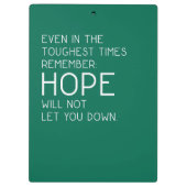 Hoop citaten klembord (Achterkant)