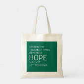 Hoop citaten tote bag (Achterkant)