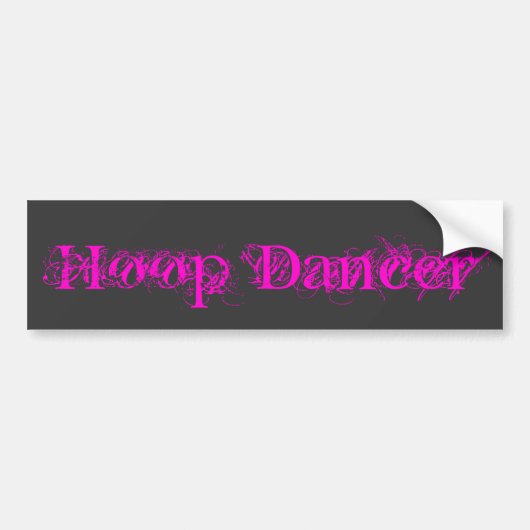 Hoop Dancer Bumpersticker (Voorkant)