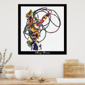 Hoop Dancer~poster Poster (Keuken)