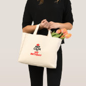 HOOP DAT HET MIJN BIRTHDAY IS MINI TOTE BAG (Voorkant (product))