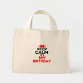 HOOP DAT HET MIJN BIRTHDAY IS MINI TOTE BAG (Voorkant)