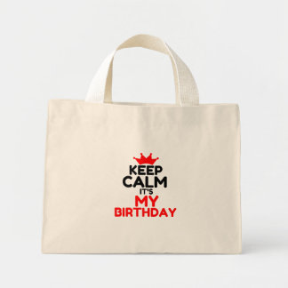 HOOP DAT HET MIJN BIRTHDAY IS MINI TOTE BAG