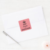 HOOP DAT IK EEN BARTENDER BEN VIERKANTE STICKER (Envelop)