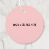 Hoop dat je dag de liefste Valentijn is Bedankjes Labels (Achterkant)