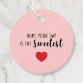 Hoop dat je dag de liefste Valentijn is Bedankjes Labels (Voorkant)