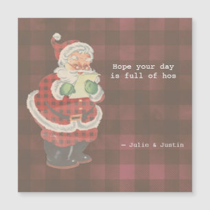 Hoop dat je dag vol zit met zijn kerstgrap magneet