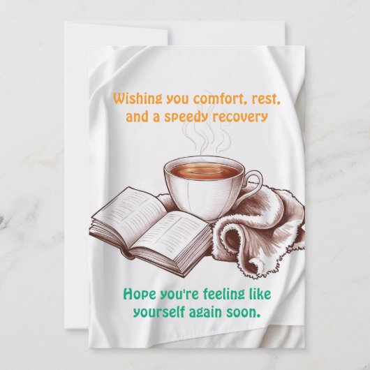 Hoop dat je je weer als jezelf voelt kaart (Voorkant)