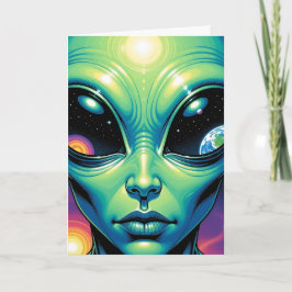 Hoop dat je verjaardag buitenaards is | Alien Kaart