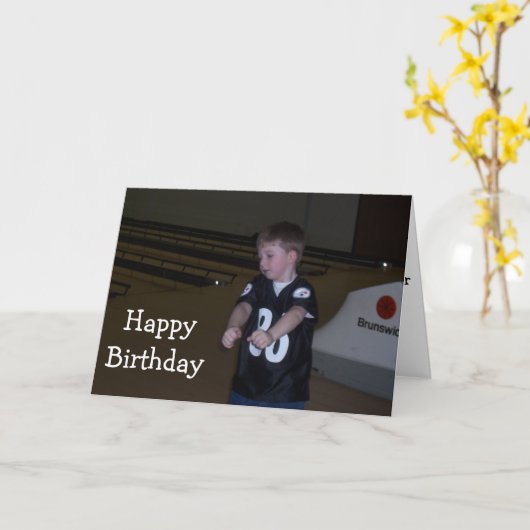 HOOP DAT JE VERJAARDAG JE OVERVALT KAART (Gele Bloem)