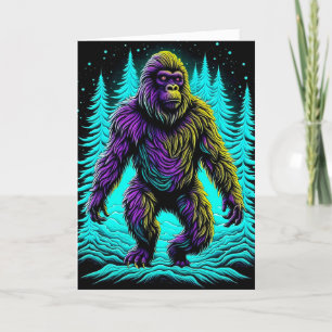 Hoop dat je verjaardag legendarische Bigfoot is Kaart