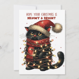 Hoop dat jullie kerst Meowy & Bright Kaart is