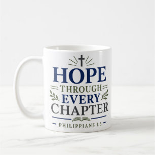 Hoop door elk hoofdstuk Christelijke aanmoediging Koffiemok