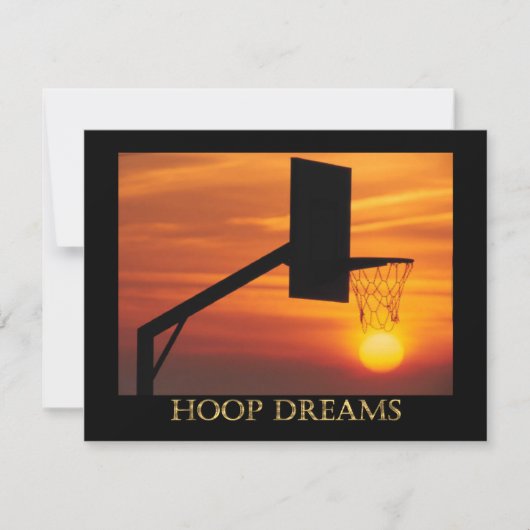 HOOP DREAMS KAART (Voorkant)