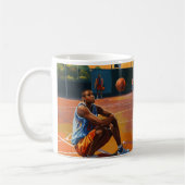 Hoop Dreams : Mug de basket-ball personnalisé (Gauche)