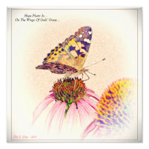 Hoop drijft in... Inspirerend kunstdruk