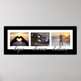 Hoop, Droom, Geloof Pas Getrouwd Poster