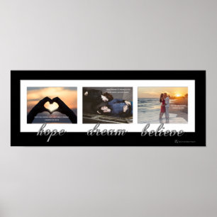 Hoop, Droom, Geloof Pas Getrouwd Poster