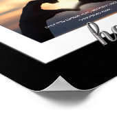 Hoop, Droom, Geloof Pasgetrouwd Poster (Hoek)