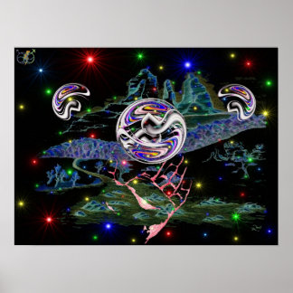 Hoop een helpende hand poster