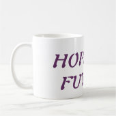 Hoop en toekomst koffiemok (Links)