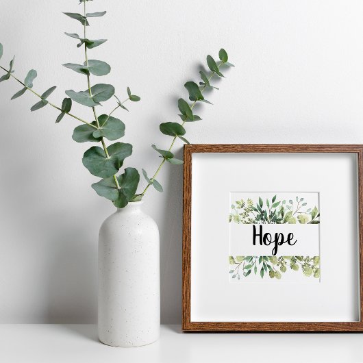 Hoop Eucalyptus Poster