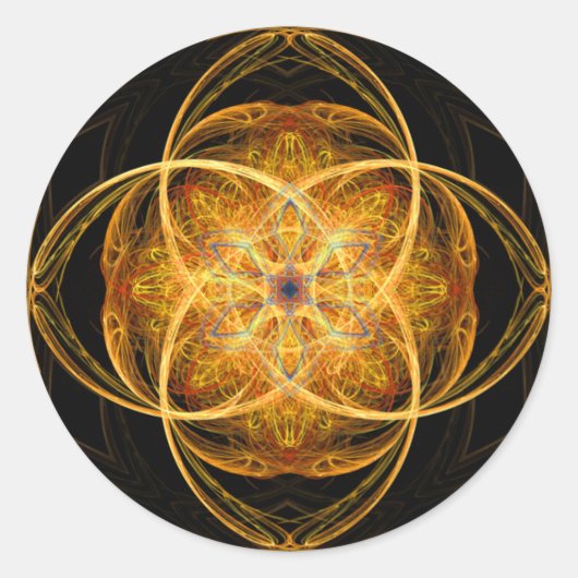 Hoop - Fractal Sticker (Voorkant)