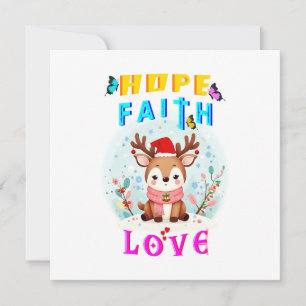 Hoop Geloof Liefde Notitiekaartje