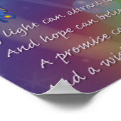 Hoop gelooft in de droom poster (Hoek)