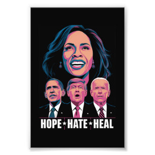 Hoop Haat Genezen Opstaan Kamala 2024 Foto Afdruk