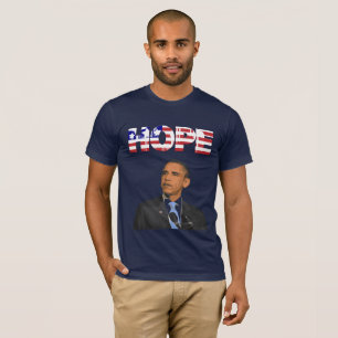 Hoop, het Amerikaanse President van de vlag Barack T-shirt