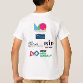 Hoop het Shirt van het Team van Pinguïns (Achterkant)