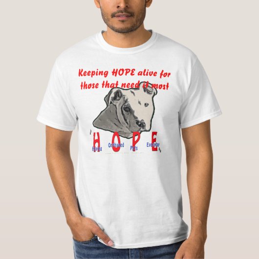 HOOP - HOOP levend houden T-shirt (Voorkant)