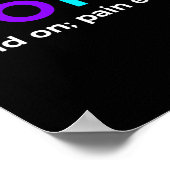 Hoop houdt aan; pijn beëindigt zelfmoordpreventie  poster (Hoek)