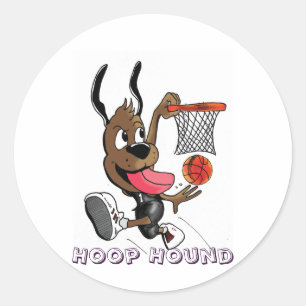Hoop Hound sticker