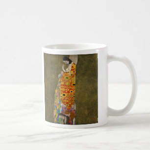 Hoop II van Gustav Klimt, Vintage Art Nouveau Koffiemok