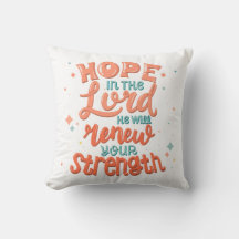 Hoop in de Here Bijbelvers Canvas