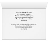 Hoop in de Lord Scripture Verse Isaiah 40:31 (Binnen Horizontaal (Onder))