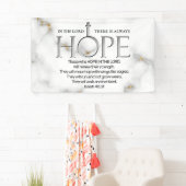 Hoop in de Lord Scripture Verse Isaiah 40:31 Spandoek (Insitu)