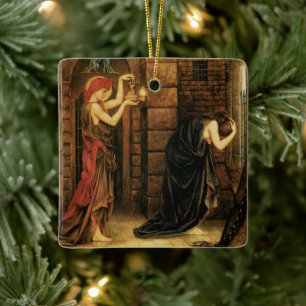 Hoop in een gevangenis van wanhoop door Evelyn De Keramisch Ornament