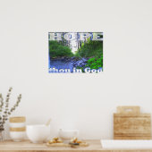 Hoop in God Poster (Keuken)