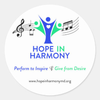Hoop in harmonie ronde Sticker