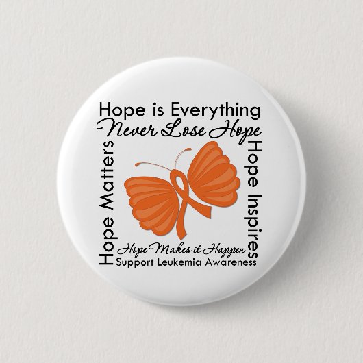 Hoop is alles - Leukemie Bewustheid Ronde Button 5,7 Cm (Voorkant)