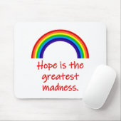 Hoop is de grootste waanzin muismat (Met muis)