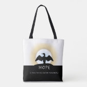 Hoop is het ding met tas veren (Achterkant)