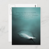 Hoop is het ding met veren briefkaart (Voorkant / Achterkant)